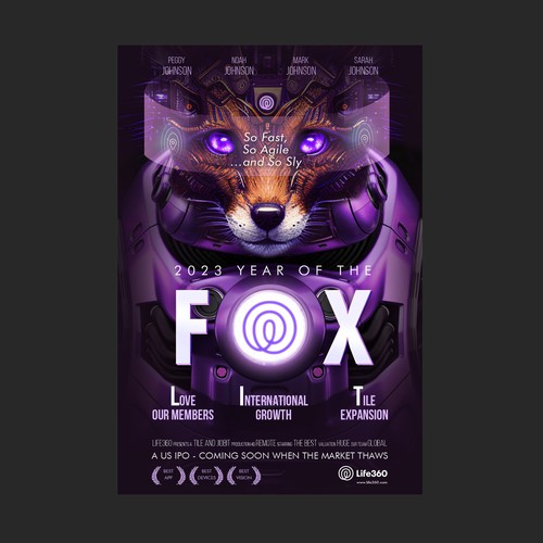 Design di Life360 2023 Year of the Fox Poster di GemmyVN