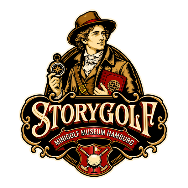 StoryGolf logo design concept 2b. 