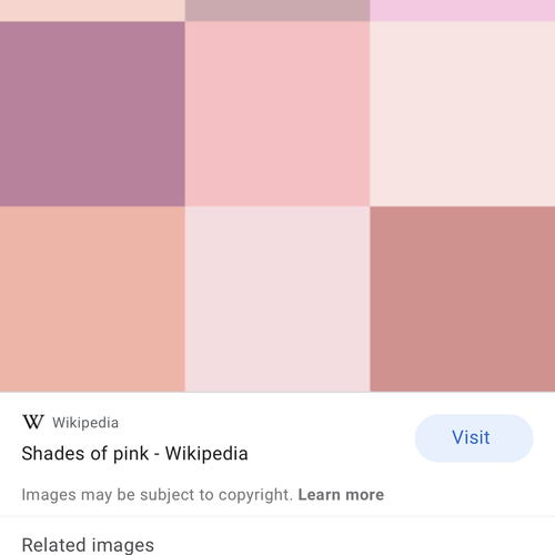 Shades of pink - Wikipedia