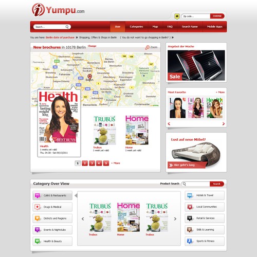 Create the next website design for yumpu.com Webdesign  Réalisé par designers.dairy™