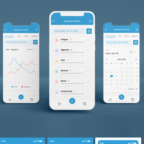 Symptom Tracker App Design von star@rt