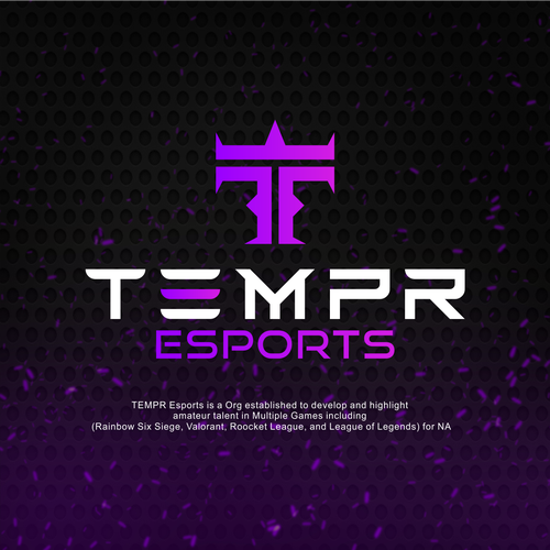 Logo for TEMPR Esports Design by WADEHEL