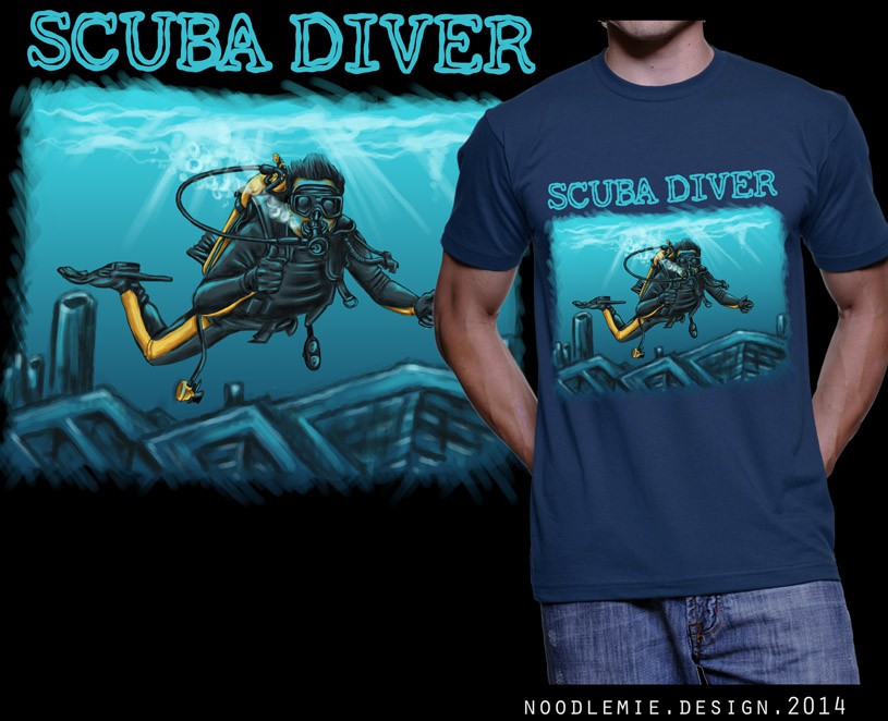 Design a new breathtaking SCUBA DIVER Shirt +++ Tshirt contest