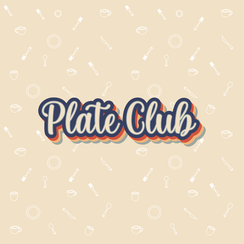 "I created the first paper plate subscription company logo!" - Your next claim to fame Design by Lucy Villalvazo