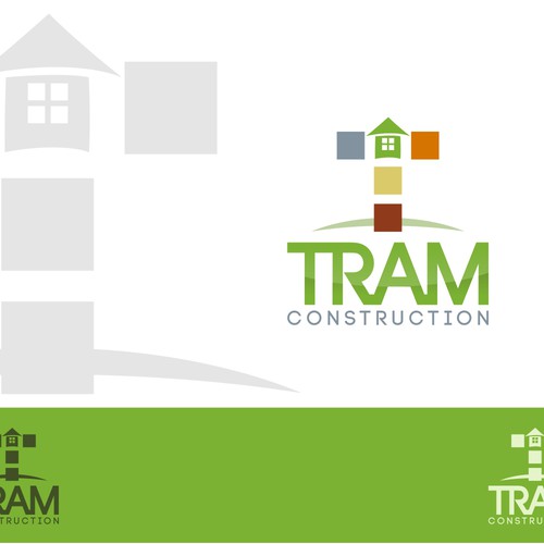 logo for TRAM Construction Design por foggyboxes