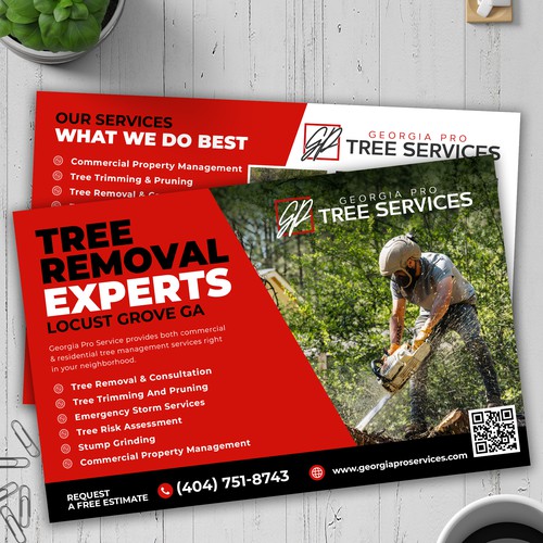 Branding for a Tree Removal Service Diseño de Thinks Graphics