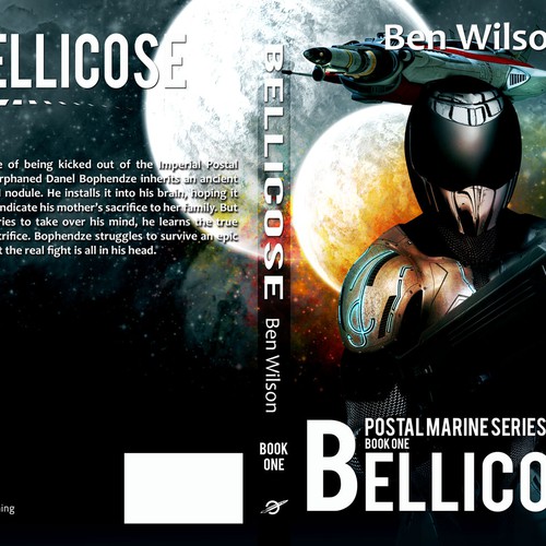 Sci-Fi Novel Cover Design, Start of Series. Design by DHMDesigns