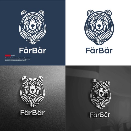 "FärBär logo" winning  by GrafiqsArt