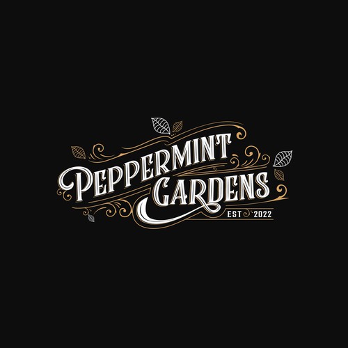 Peppermint Gardens Logo Design by Thinking_Core