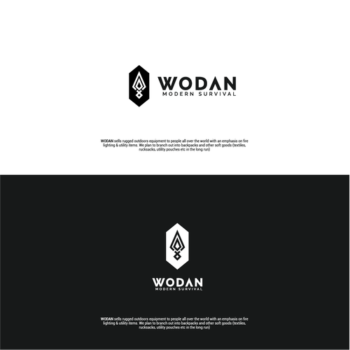 Design a Runic / Rune inspired logo for 'WODAN' an outdoor survival company Design by jiwayngsama