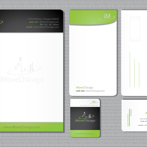Create the next stationery for iMove Chicago Diseño de Jecakp