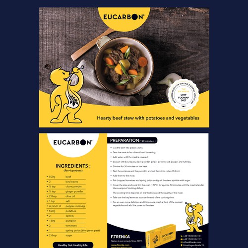 Recipe flyer template Design by Krishna Arts