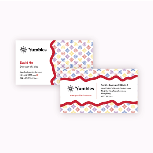 Create a Business Card for Yumbles! A Young Dynamic Fermented Foods Company Based in Hong Design by Koalisi Creative