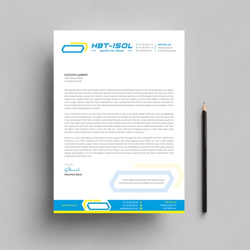 Design Implement the new logo on all our business papers por TanLearn