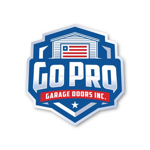 Go Pro Garage Doors Inc Reband Design by Fortunic™