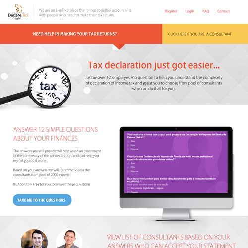Designs for Tax Declarations e-marketplace - guaranteed prize! Design por The Dreamer Designs