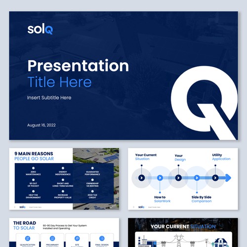 Designing a Solar Sales Presentation for Homeowners *winner gets guaranteed future work * Design by Restuedi