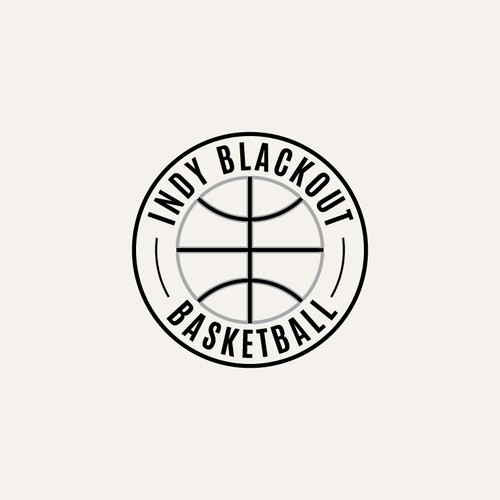 Modern Basketball Team Logo Utilizing Black And White Representing Indiana Basketball Logo Design Contest 99designs