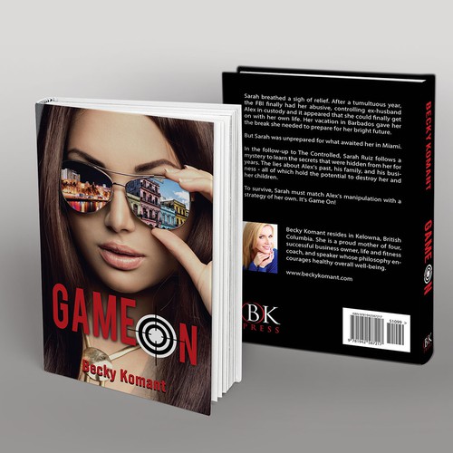 Create a Best Seller book cover for an adult suspense thriller novel. Diseño de LilaM