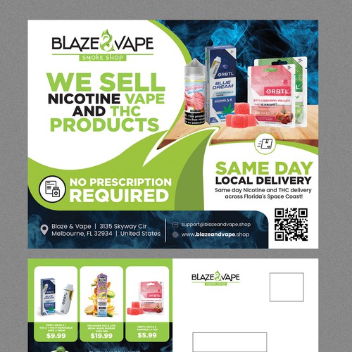 Postcard, flyer or print contest entry by Logicainfo ♥