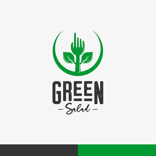 GREEN SALAD need his logo Design by REVOLTZ Studio