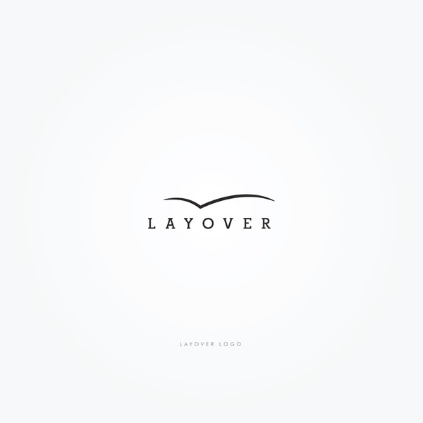 Design by Mariana Torres titled "Logo for Layover - Rooftop Bar"