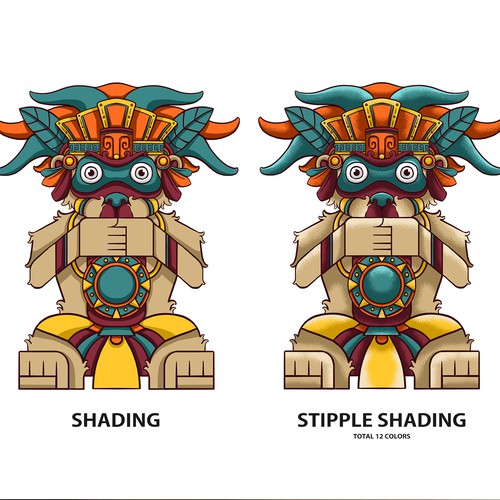 Design di Aztec Speak no Evil Monkey di Arik Aristyawan