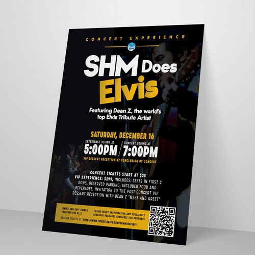 Creative Elvis Tribute Concert Experience Poster Needed! Design by Bennah