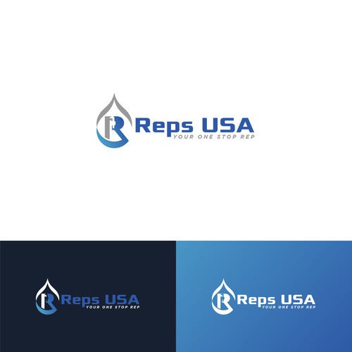 Rep's USA Logo Design by keoart