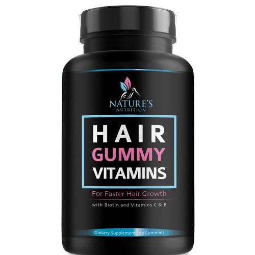 Nature's Nutrition needs a Gummy Vitamins black label Design by agooshe