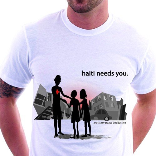 Wear Good for Haiti Tshirt Contest: 4x $300 & Yudu Screenprinter Design por krasner