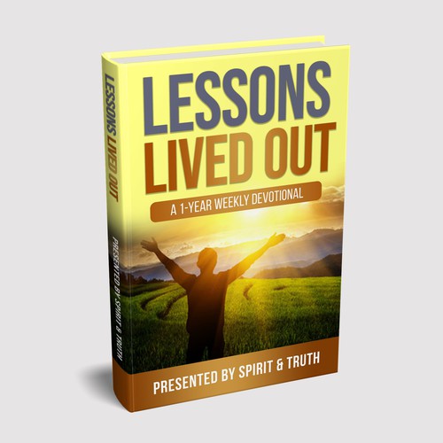 We need a captivating cover for our 1-year Devotional! Design by Zahari Studio