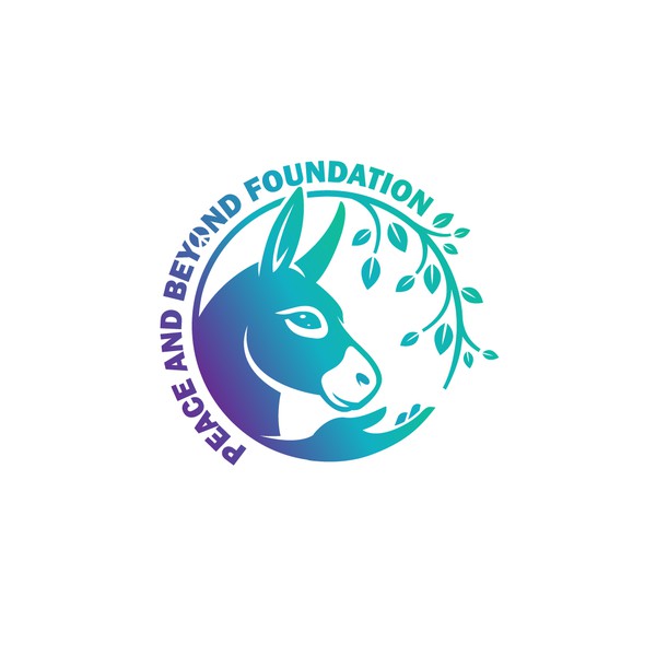 Logo design for a donkey rescue organization