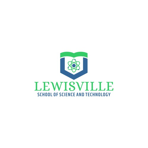 Lewisville SciTech Logo Design by NomoStudio