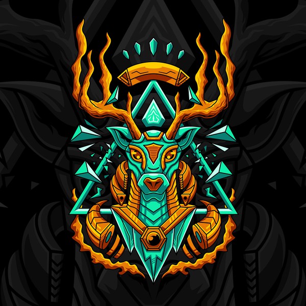 Deer T-Shirt Design