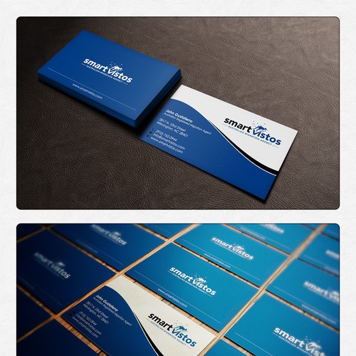 We need a great and creative business card for an Australian Migration Agency. Design by ivan!