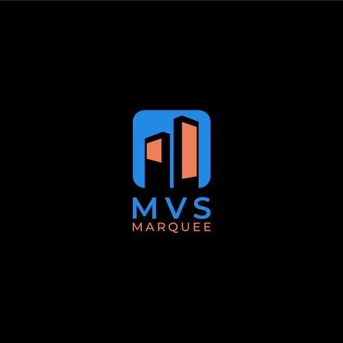 MVS Marquee digital signage logo Design by Fierda Designs