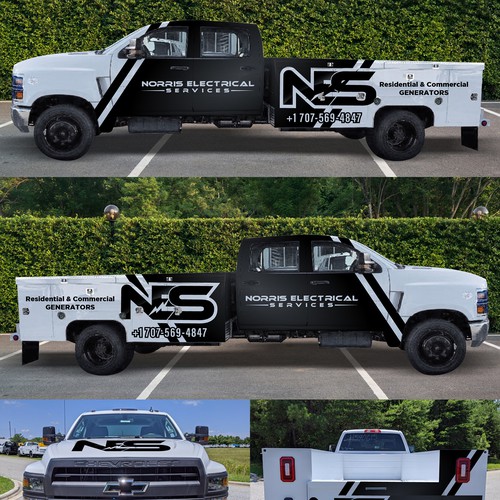 Electrical company needs a new truck wrap! Design by Tanny Dew ❤︎