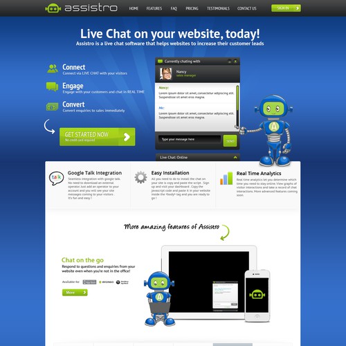 Go chat web