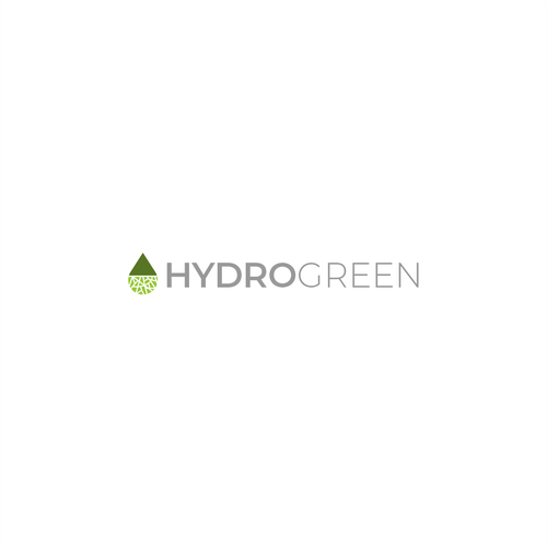 Sleek bold logo for hydroseeding company water droplet/grass-ontwerp door NaiNia