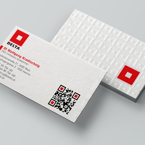 Design DELTA Business Card Relaunch por prosenjit_P