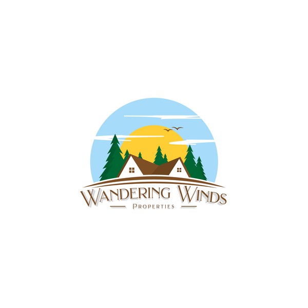 Design by ErrEffe Grafica titled "Logo Wandering Winds Properties"