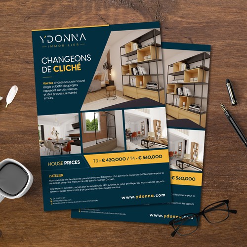 Postal, flyer o impreso propuesta en el concurso por MS Designs97