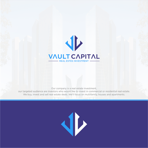 Luxury Real Estate Investment Company Logo Design by N.A.Y.