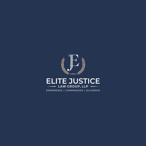 Elite Justice Law Group needs an empowering logo! Design by knight brands™