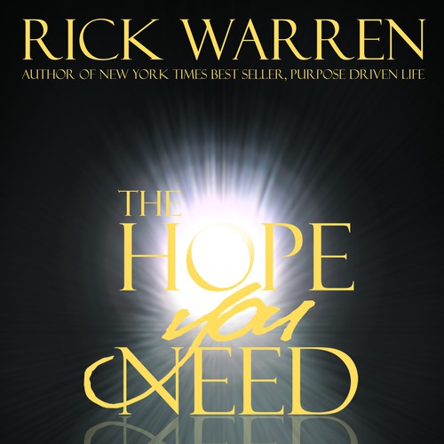 Design Rick Warren's New Book Cover Diseño de Jonathan Winchell