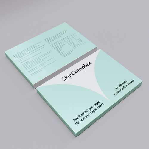 Box design for a advanced skin care supplement Design by i•d•a•d