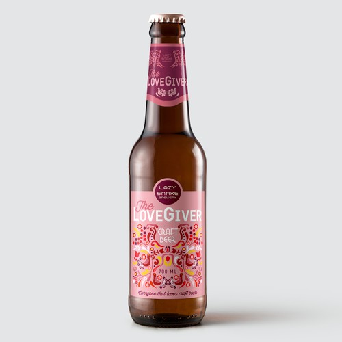 Beer **bottle** label Design by Nirmana92