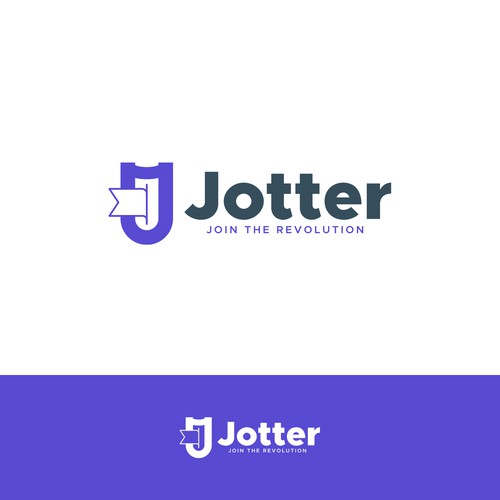 Jotter is a start up disrupting the publishing industry and we need a logo to take on the world Design by mikule