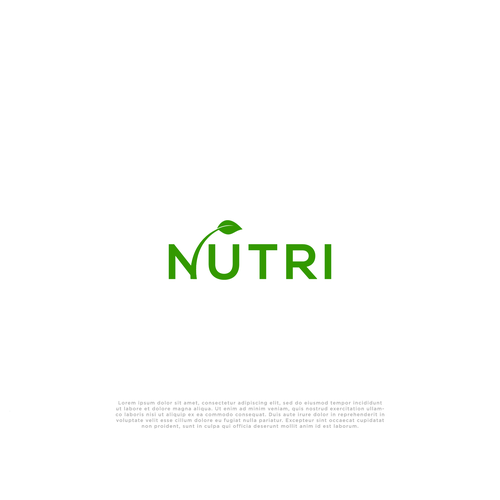 design a nutrition logo Diseño de NEON ™